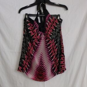 Mixit Pink and Black Patterned Camisole
